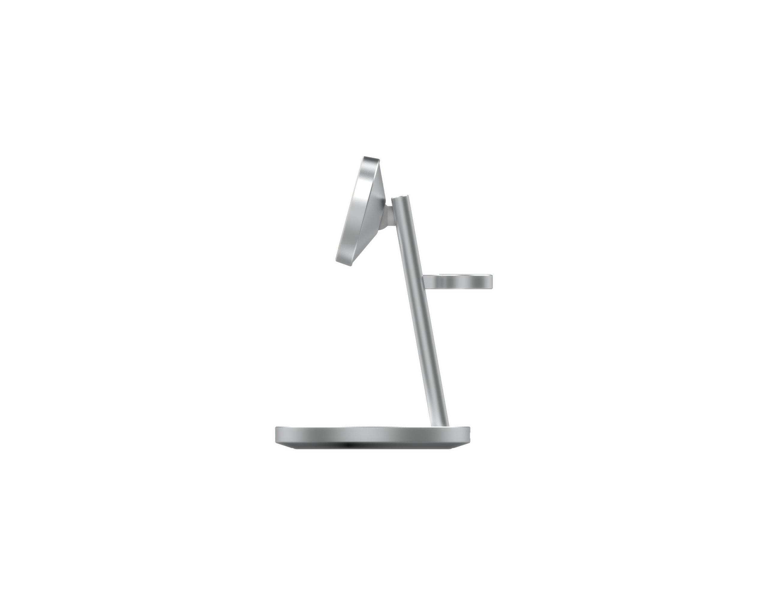 (25W) 3in1 Qi2 PowerStand MagSafe Wireless Charger Ladegerät   (35W) GaN III Adapter Netzteil (PWSTQ2-31-WHT) - Weiss