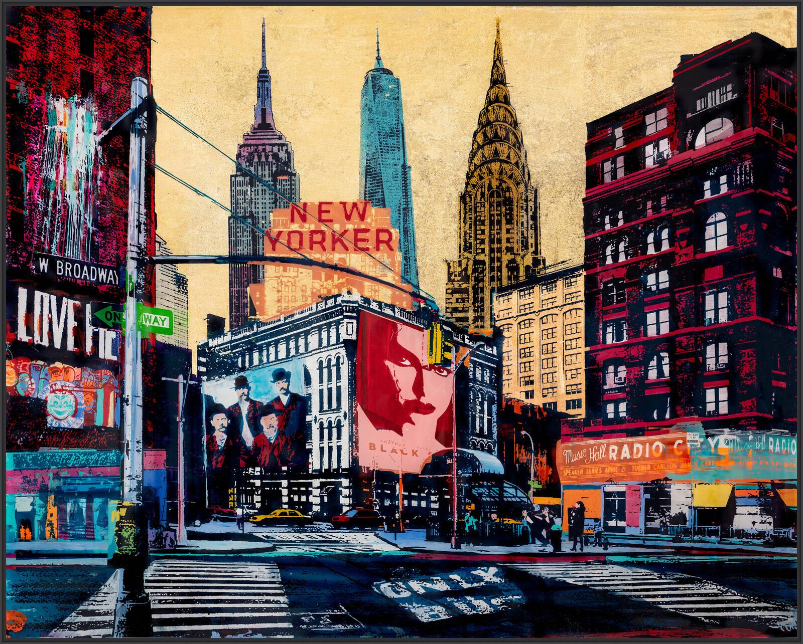 New Yorker by Sandra Rauch - Limited Edition. Edition of: 150. Signed.