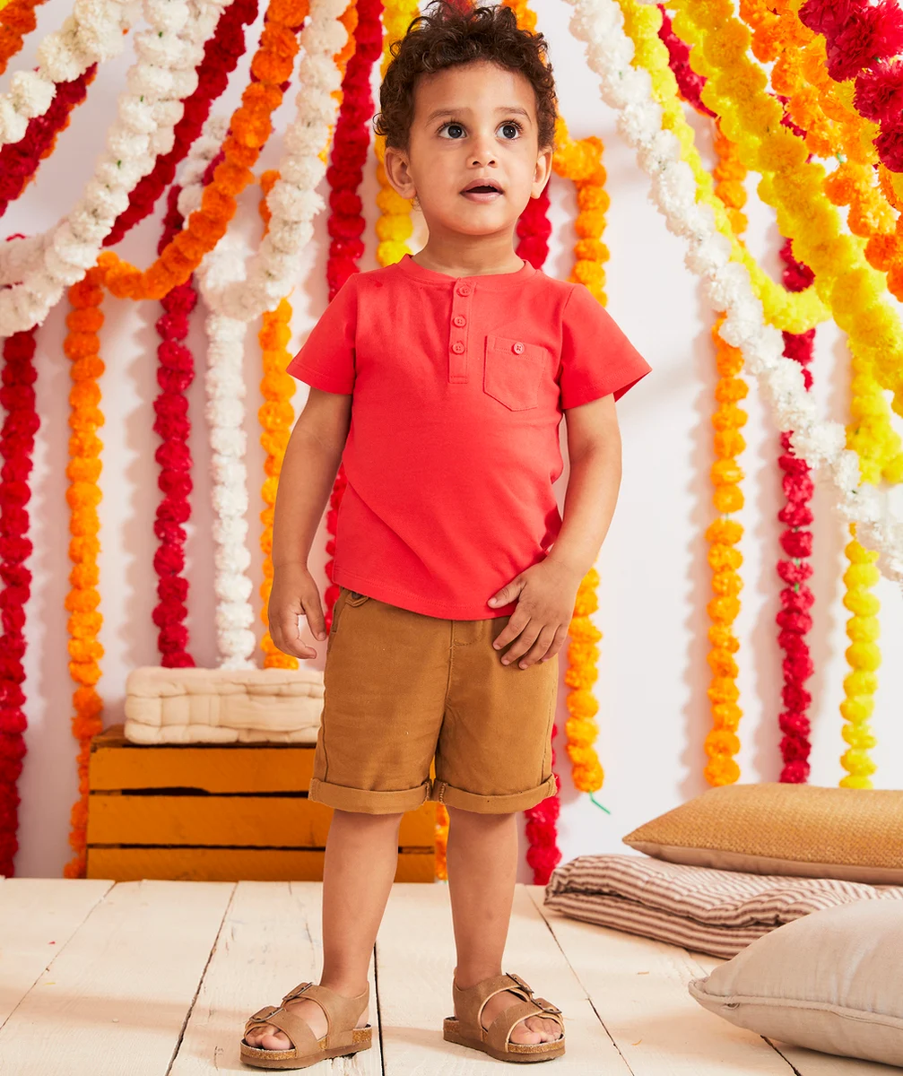 BERMUDA STYLE CHINO BÉBÉ GARÇON CAMEL