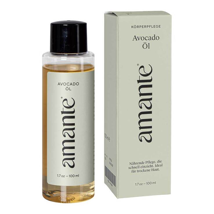 Avocado Öl 100% rein Hautpflegeöl Amante, 100 ml