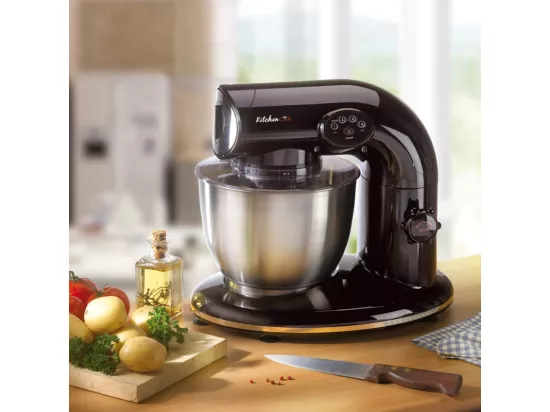 Robot Pétrin Avec Bol Inox 5 L Ak80 Kitchencook Noir