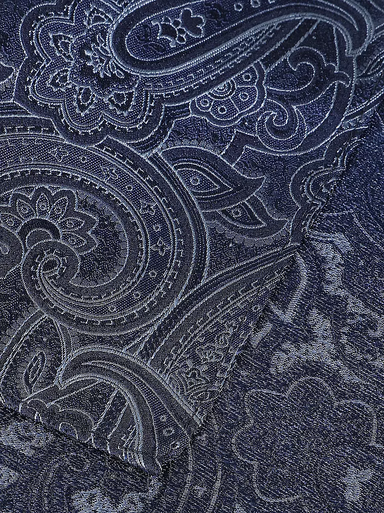 SEIDENFALTER Stecktuch blau
