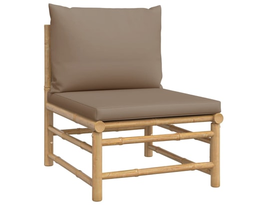 LES TENDANCES - Salon extérieur Salon de jardin-brun-5 places-55x65x30-490631