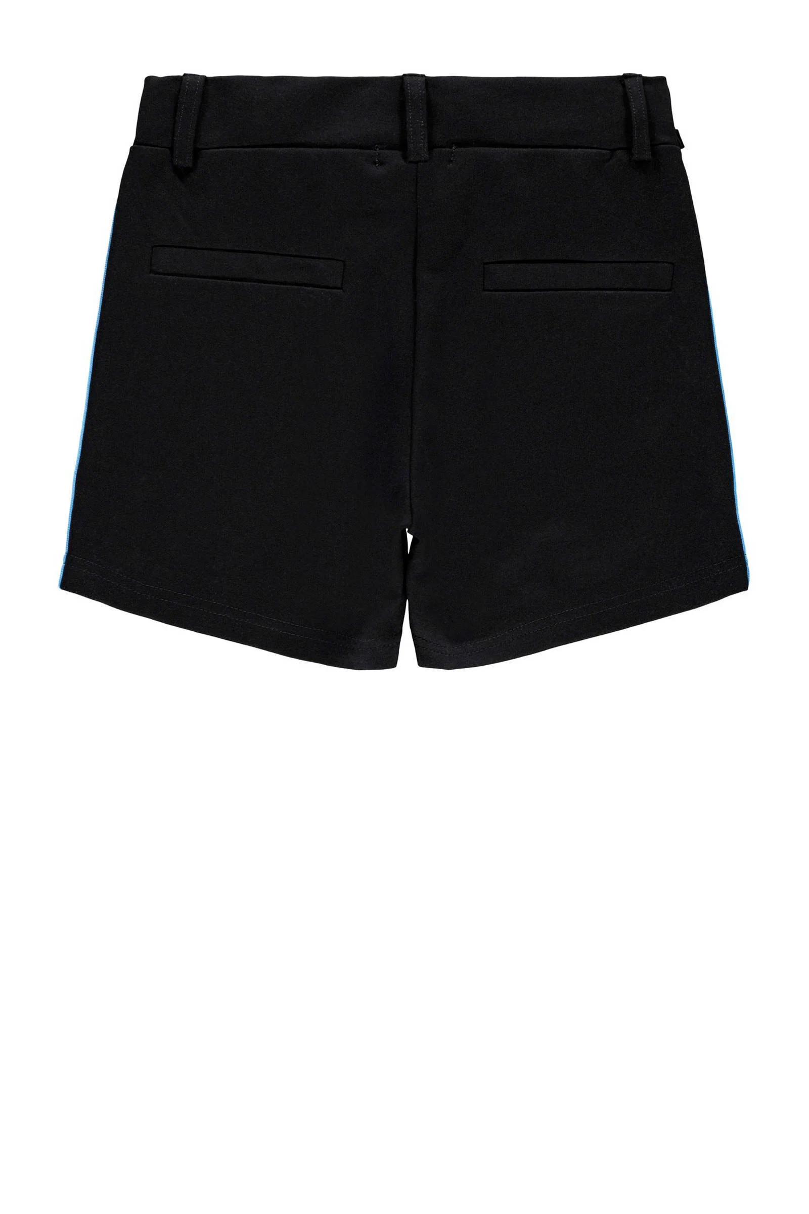 NAME IT sweatshort NKFIDA met zijstreep zwart