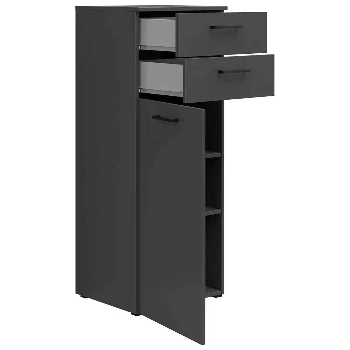 Kommode1T2L Cabinet Anthrazit