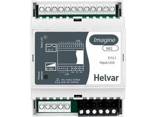 HELVAR Inputmodul, 8 indgange (8 POT-FRI EL 4 POT-FRI   4 ANALOG) DIGIDIM DALI