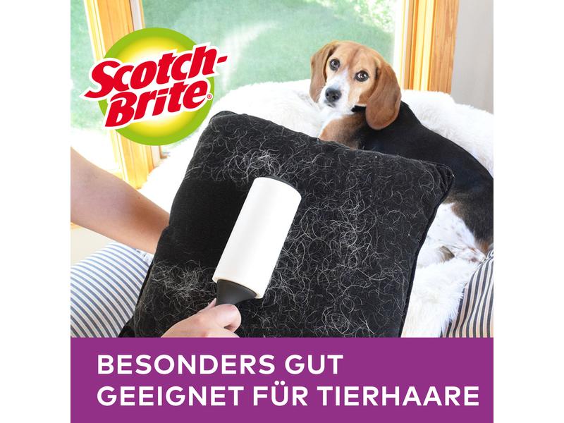 Scotch-Brite Kleiderroller Scotch-Brite Pet Extra Sticky 48 Kleiderroller für Tierhaare auf der Kleidung