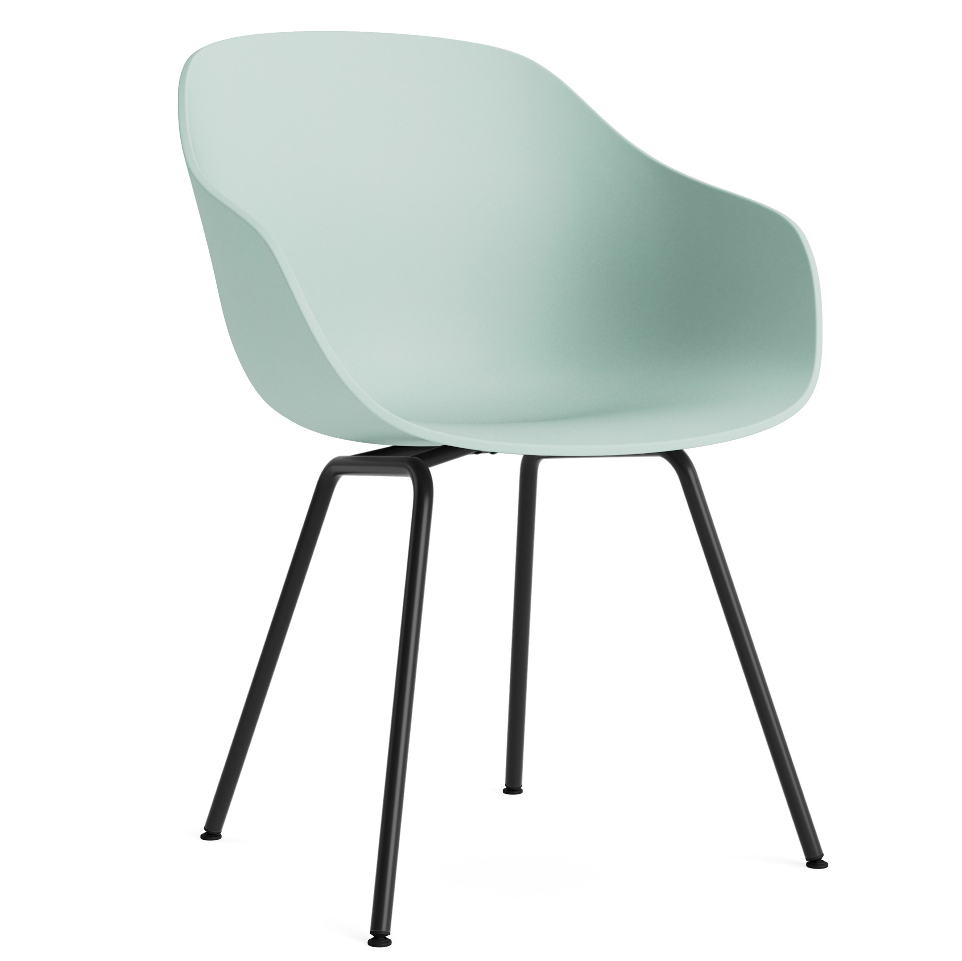 Eetkamerstoel AAC 226 zwart onderstel dusty mint 2.0