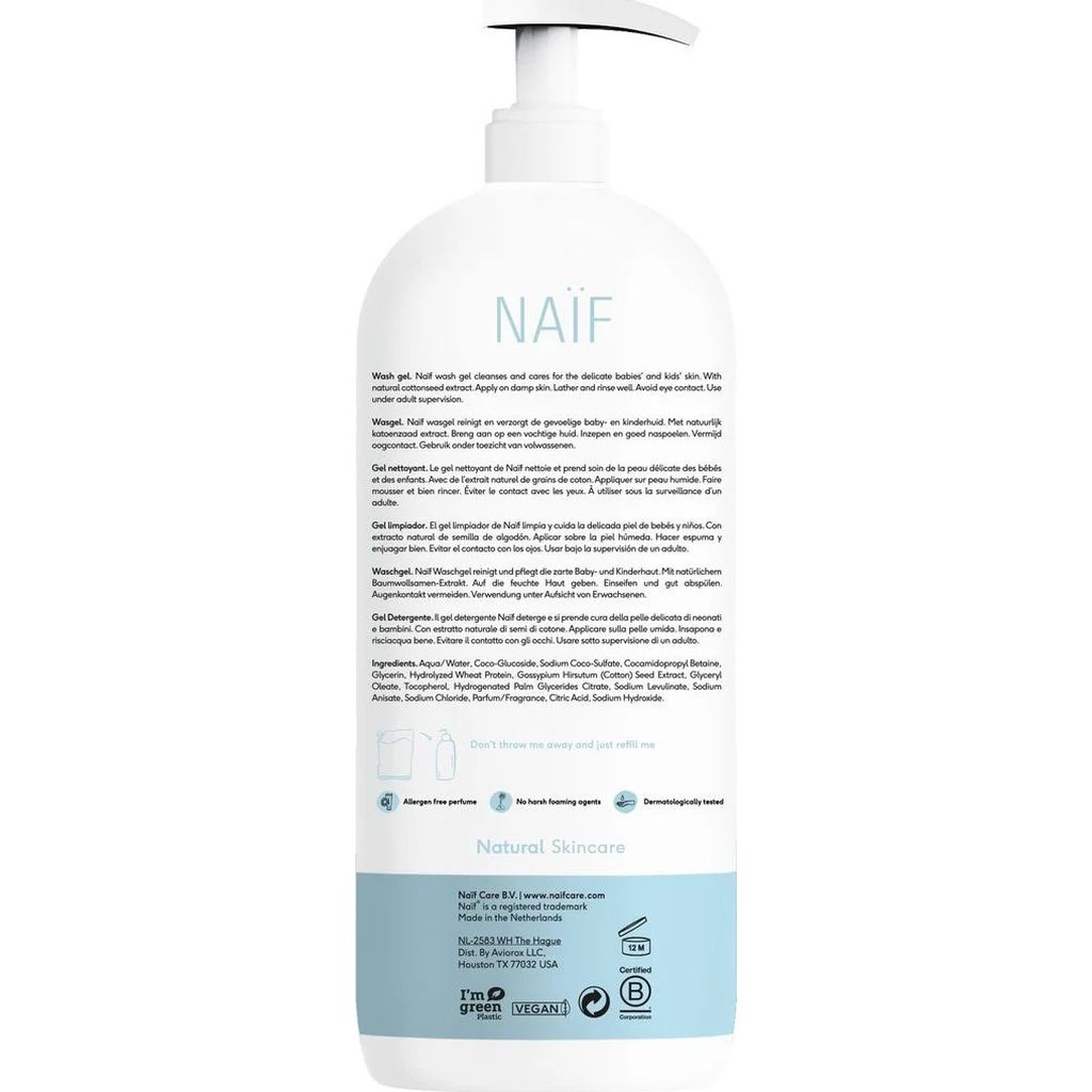 NAÏFNAÏF   Reinigendes Duschgel für Baby & Kind 500ml