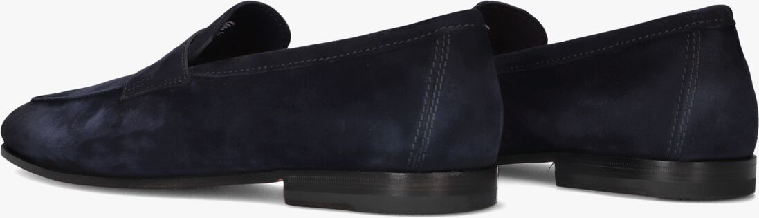 blauwe santoni loafers 18837 carlo