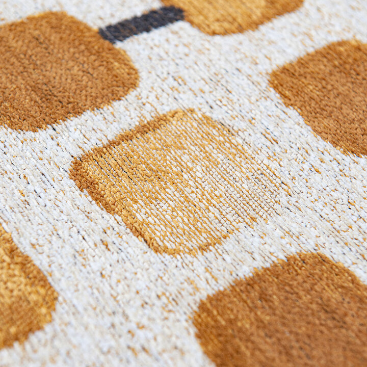 Abstract vloerkleed - Cobblestone Peach Party 9346