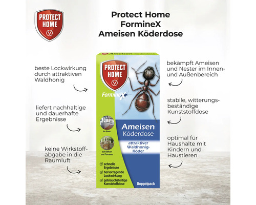Protect Home Blattanex mierenlokdoos, 2 stuks