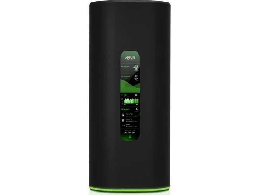 Ubiquiti AmpliFi Alien AFI-ALN  - Wi-Fi system (Router   MeshPoint)  - 4-ports - GigE, 802.11ax - 802.11a/b/g/n/ac/ax - Dobbeltbånd - Wifi 6