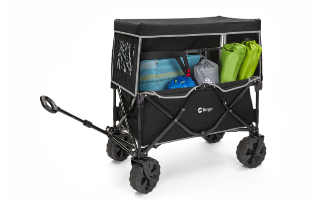 Berger Beach Bollerwagen + Sonnendach im Set