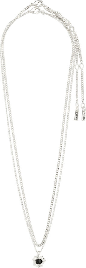 Pilgrim ACT recycled necklace 2-in-1 silver-plated Sølv