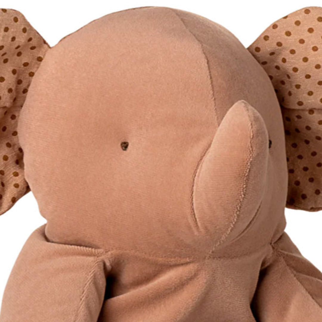 maileg knuffelolifant safari friends - vintage rose - 34 cm