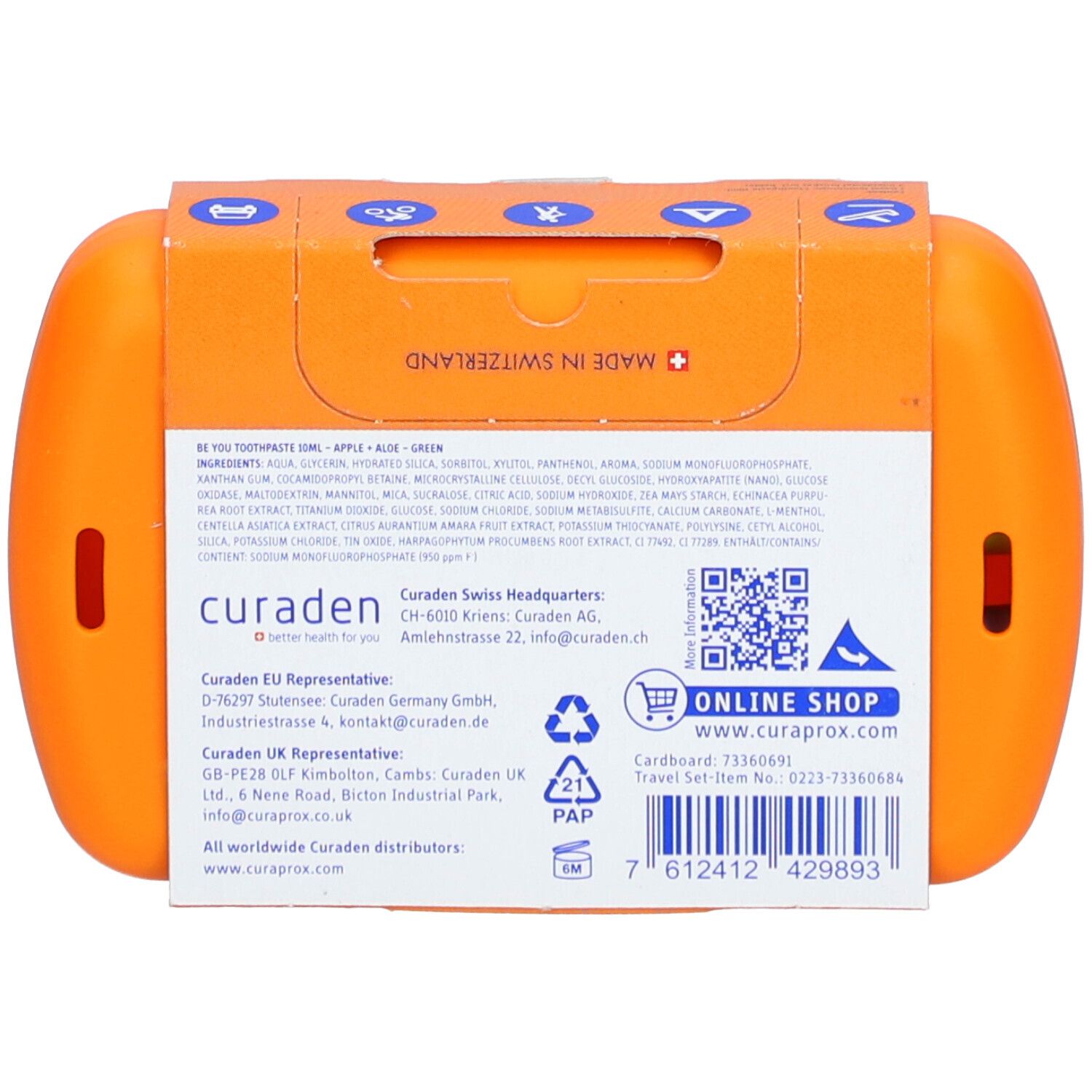 CURAPROX Travel-Set Orange