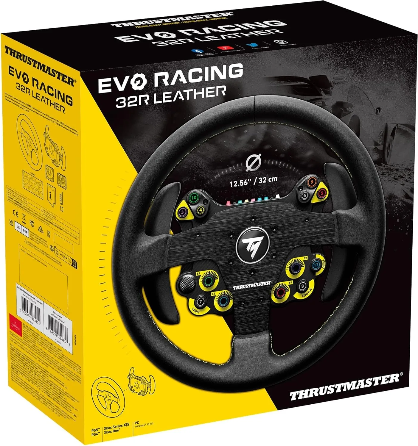 Thrustmaster EVO Racing 32R Leather Volants gaming