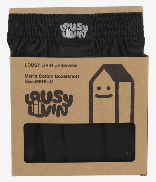 Lousy Livin Plain Boxershorts (black)