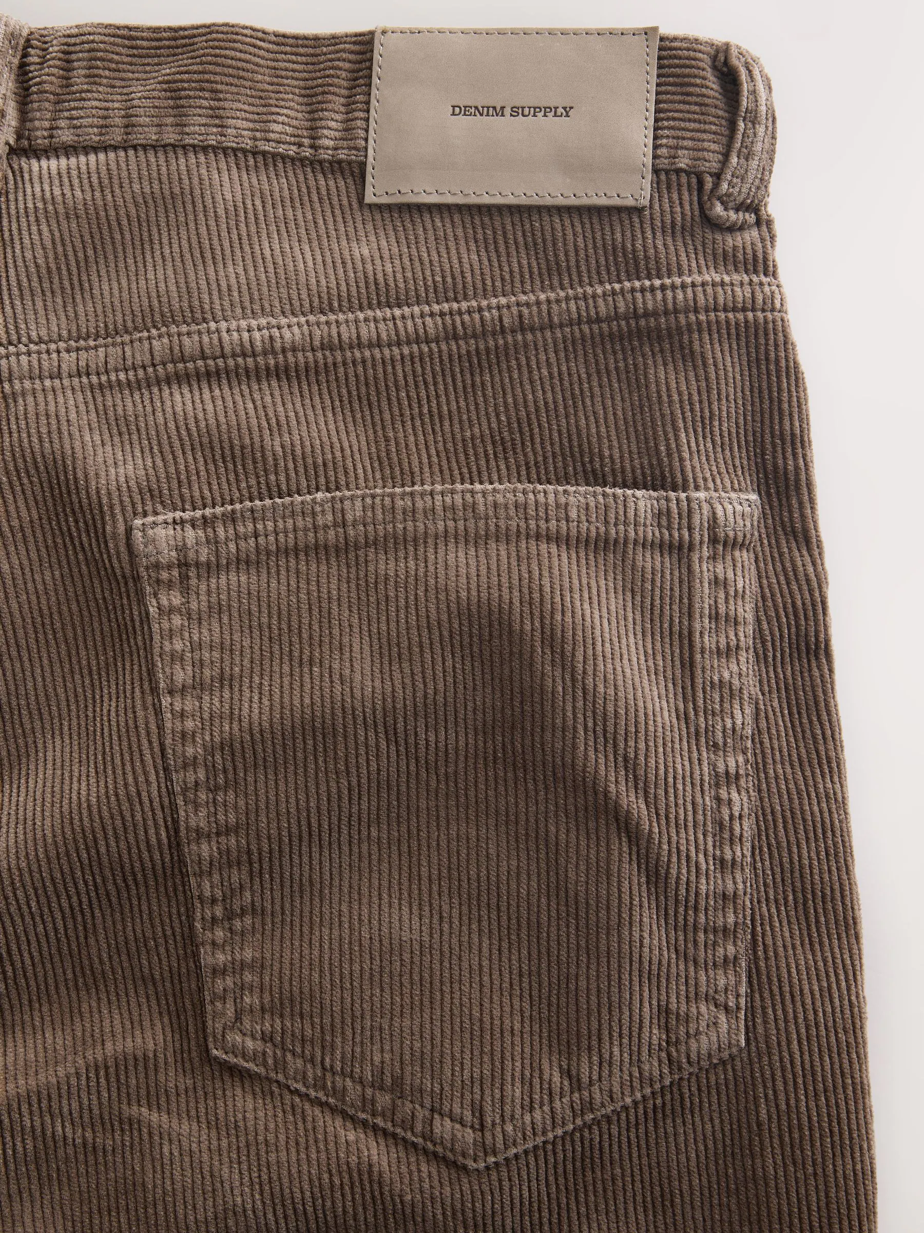 Paddenstoelbruin - Corduroy 5 Pocket Stretch Trousers