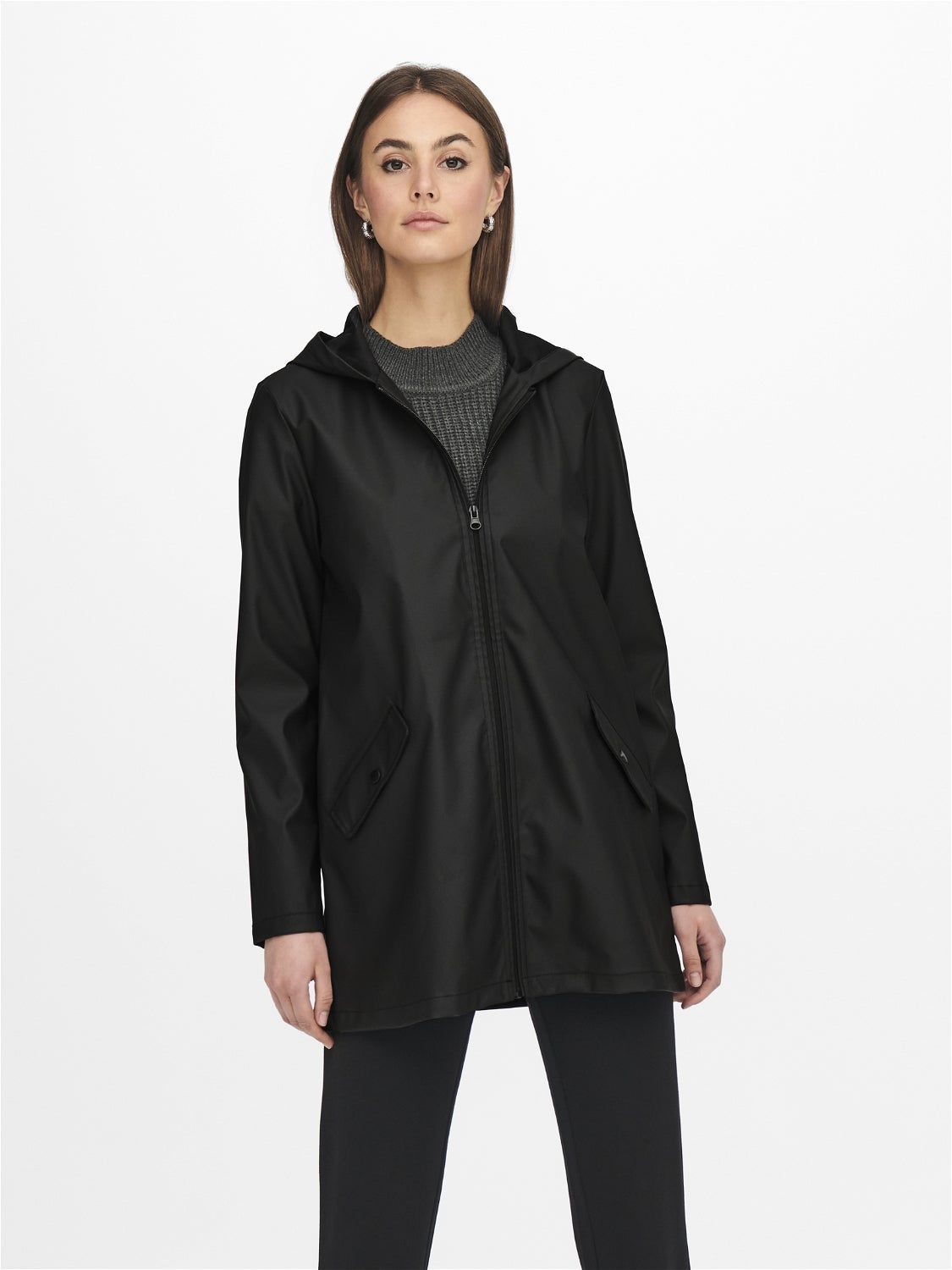 JDYELISA Regenmantel Black