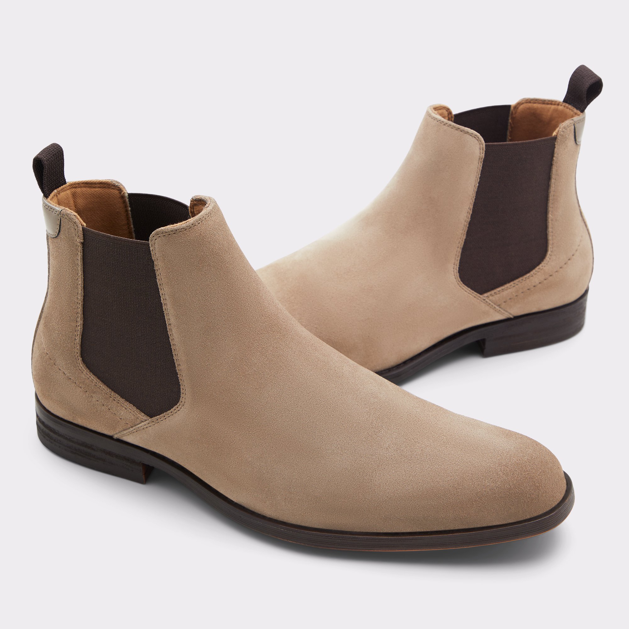 Brodyx Beige Men Chelsea boots