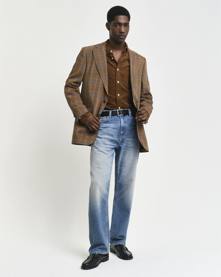Gant REG UT CORDUROY SHIRT Cacao