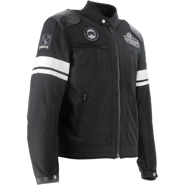 Helstons - Blouson Revolte Air Tissu Mesh Noir