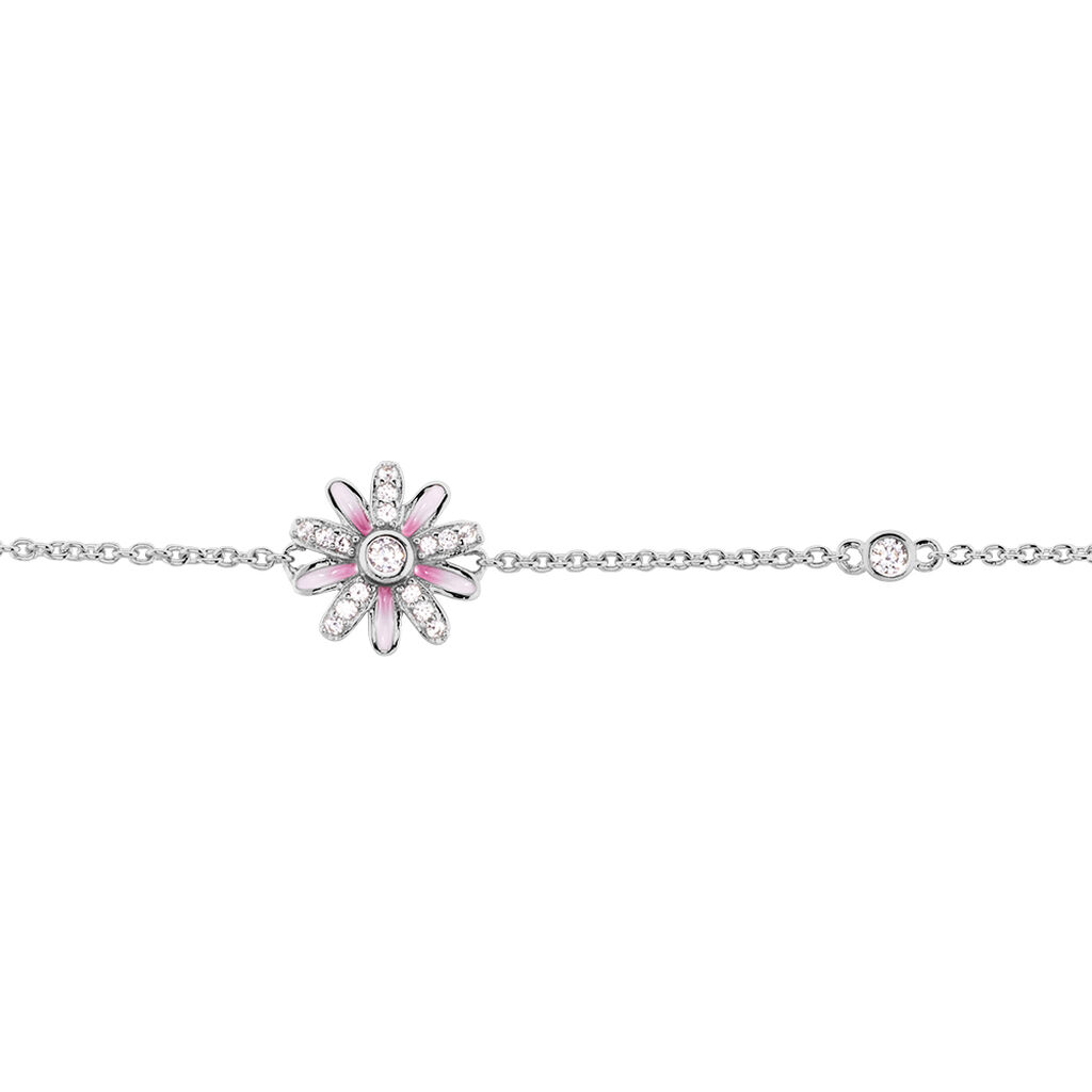 Bracelet Ambrose Argent Bicolore Oxyde De Zirconium