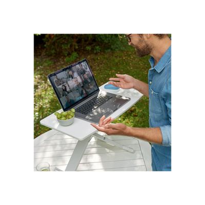 Leitz Ergo Cosy - Station de travail assis/debout - hauteur réglable jusqu'à 31 cm - gris