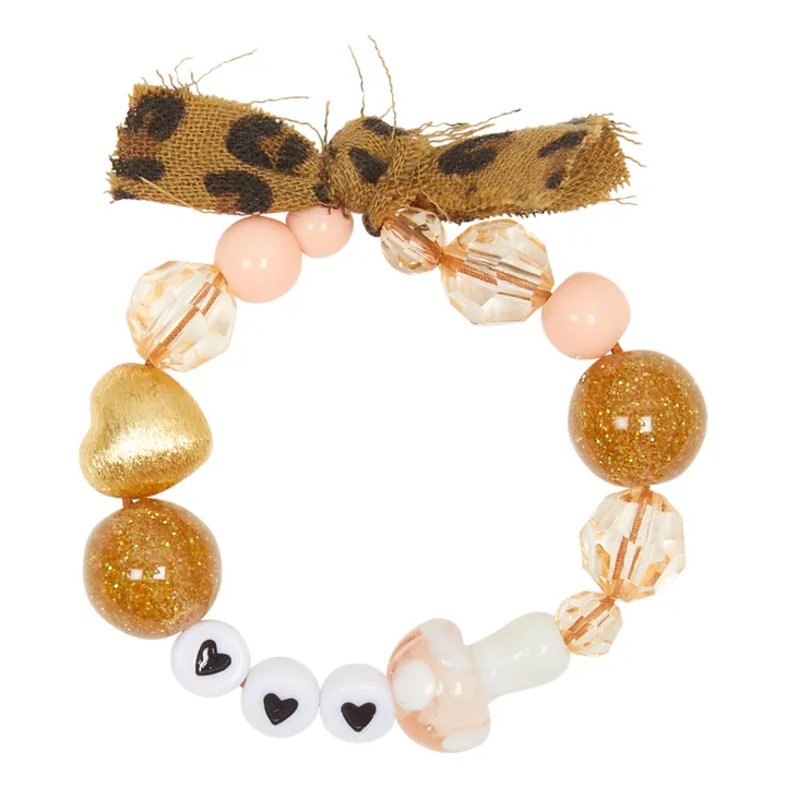 Bbuble Bracelet Mushroom 3 Coeurs x Smallable | Rose