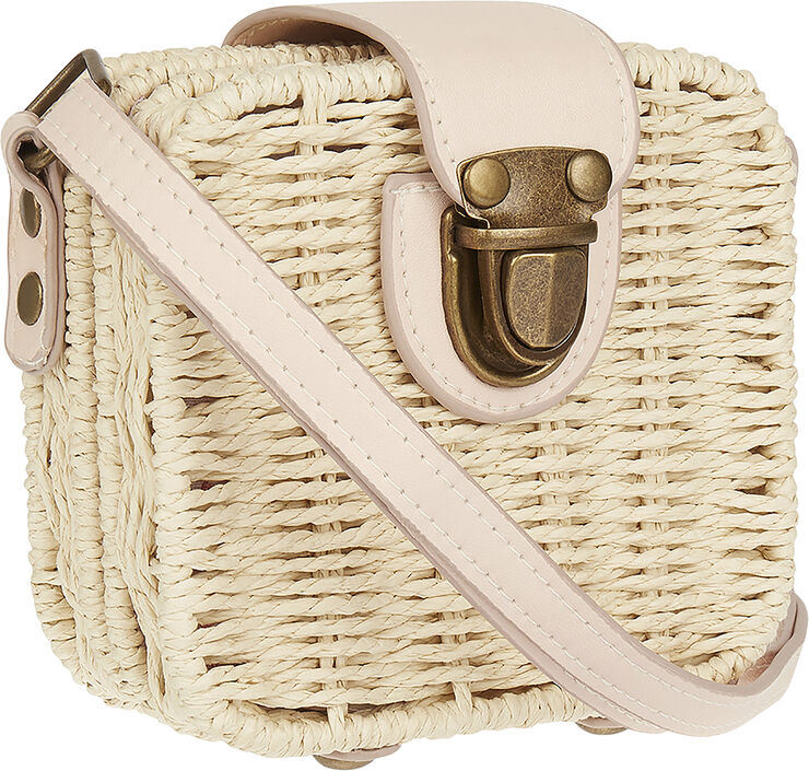 Mimi & Lula Mimi & Lula - Skuldertaske mini kurveflet - Pink
