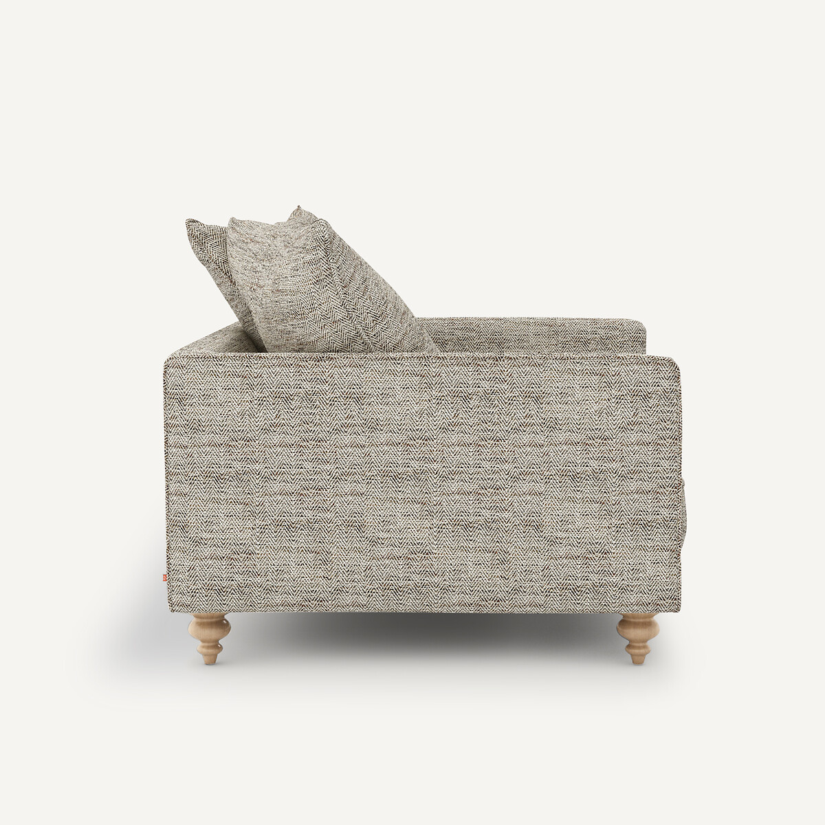 AM.PM<br>Poltrona em tecido cor de cobre salpicado, Lazare