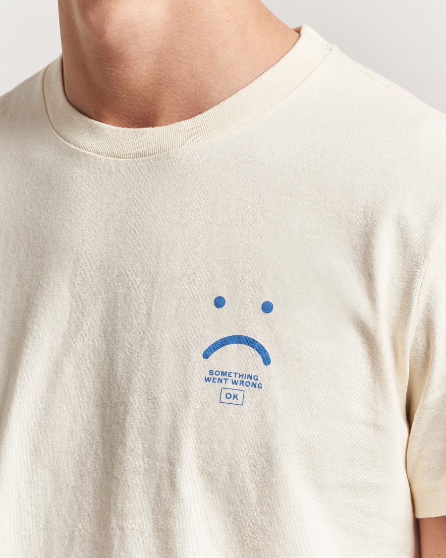 Nudie Jeans Roy Frown T-Shirt Ecru