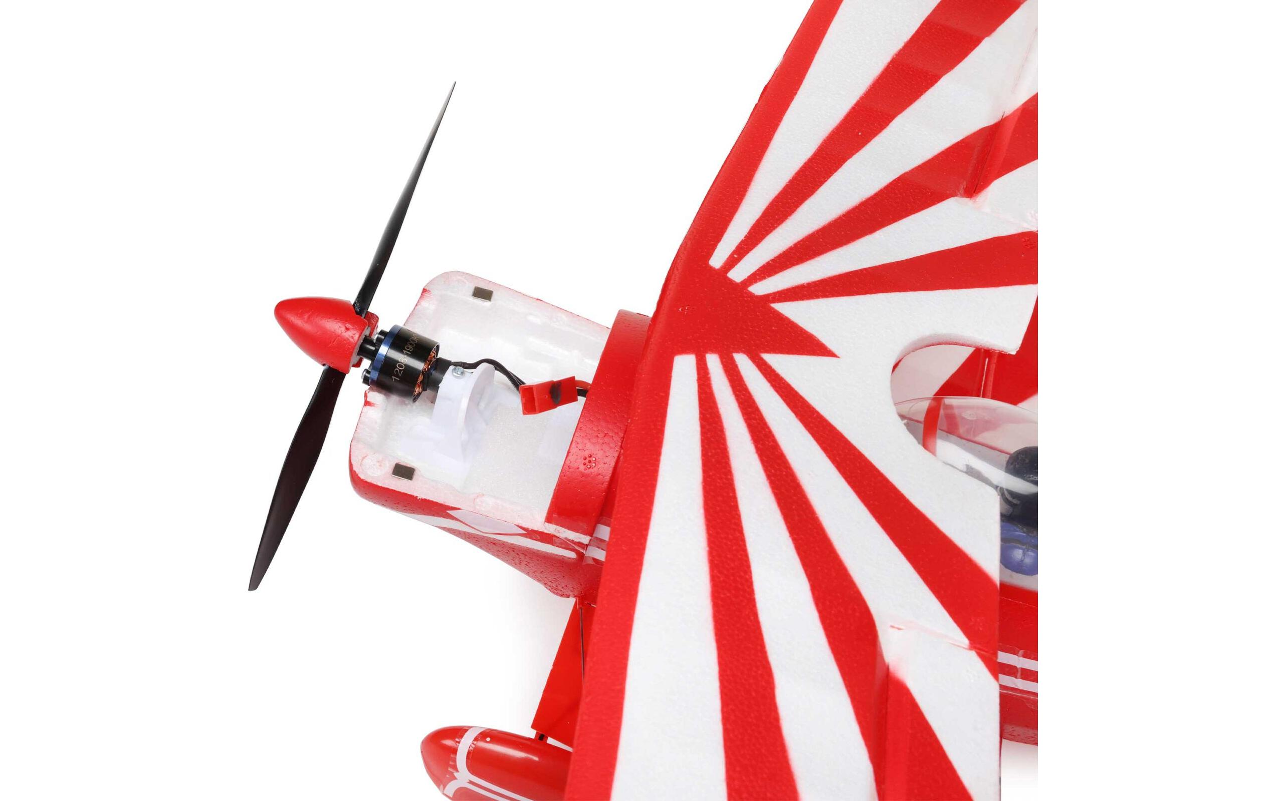 Doppeldecker UMX Pitts S-1S mit AS3X & SAFE Select BNF Basic<br>Massstabsgetreuer Nachbau des legendären Kunstflugzeugs
