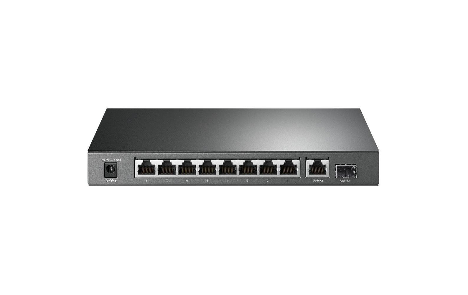 PoE+ Switch 10 x 1G Ports TL-SG1210P 9 Port10-Port-Gigabit-Desktop-Switch mit 8 PoE+ Ports
