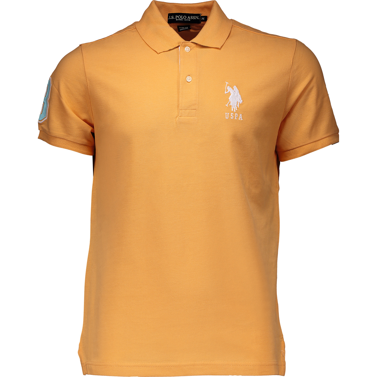 U.S. Polo Assn. Herren-Poloshirt Pique XXL, koralle