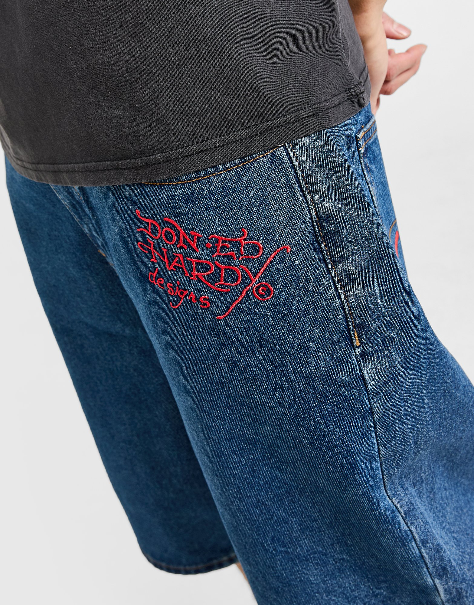 Ed Hardy Short Denim Homme