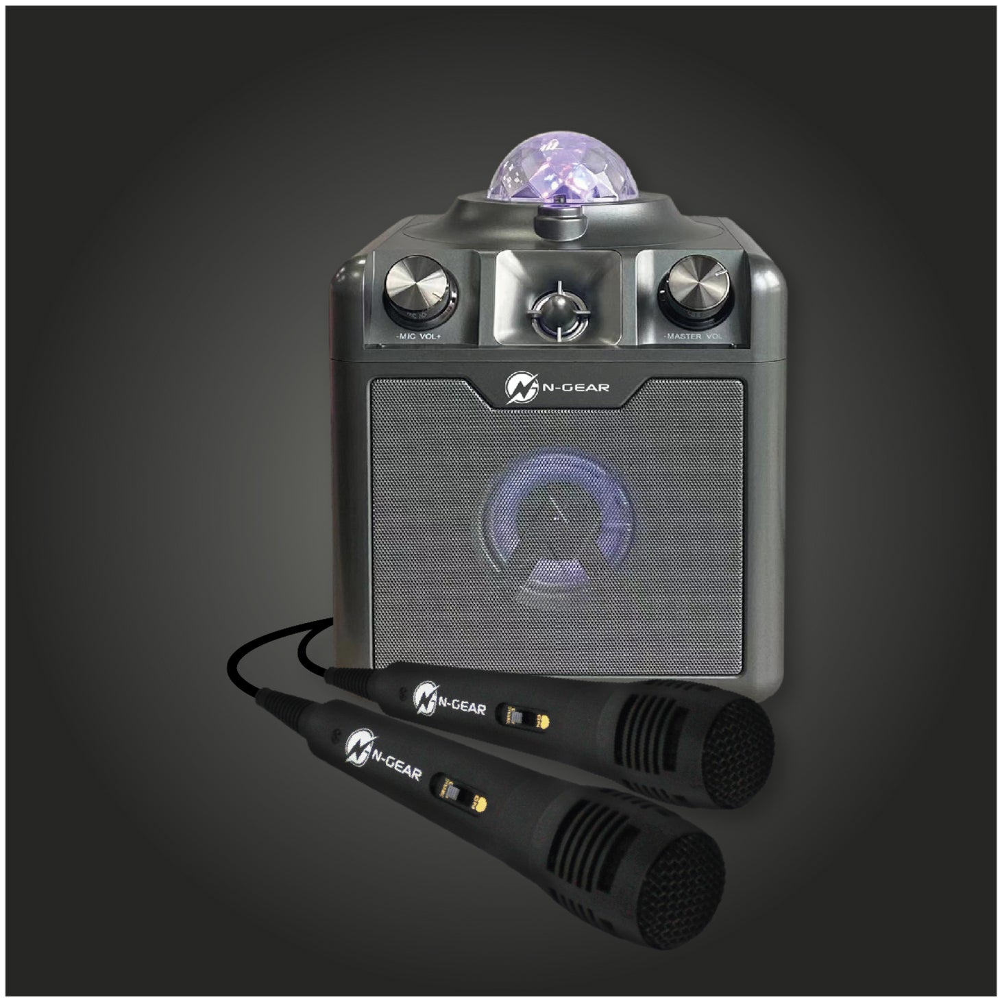 N-Gear Block Disco Star 710 Space Grey partyspeaker