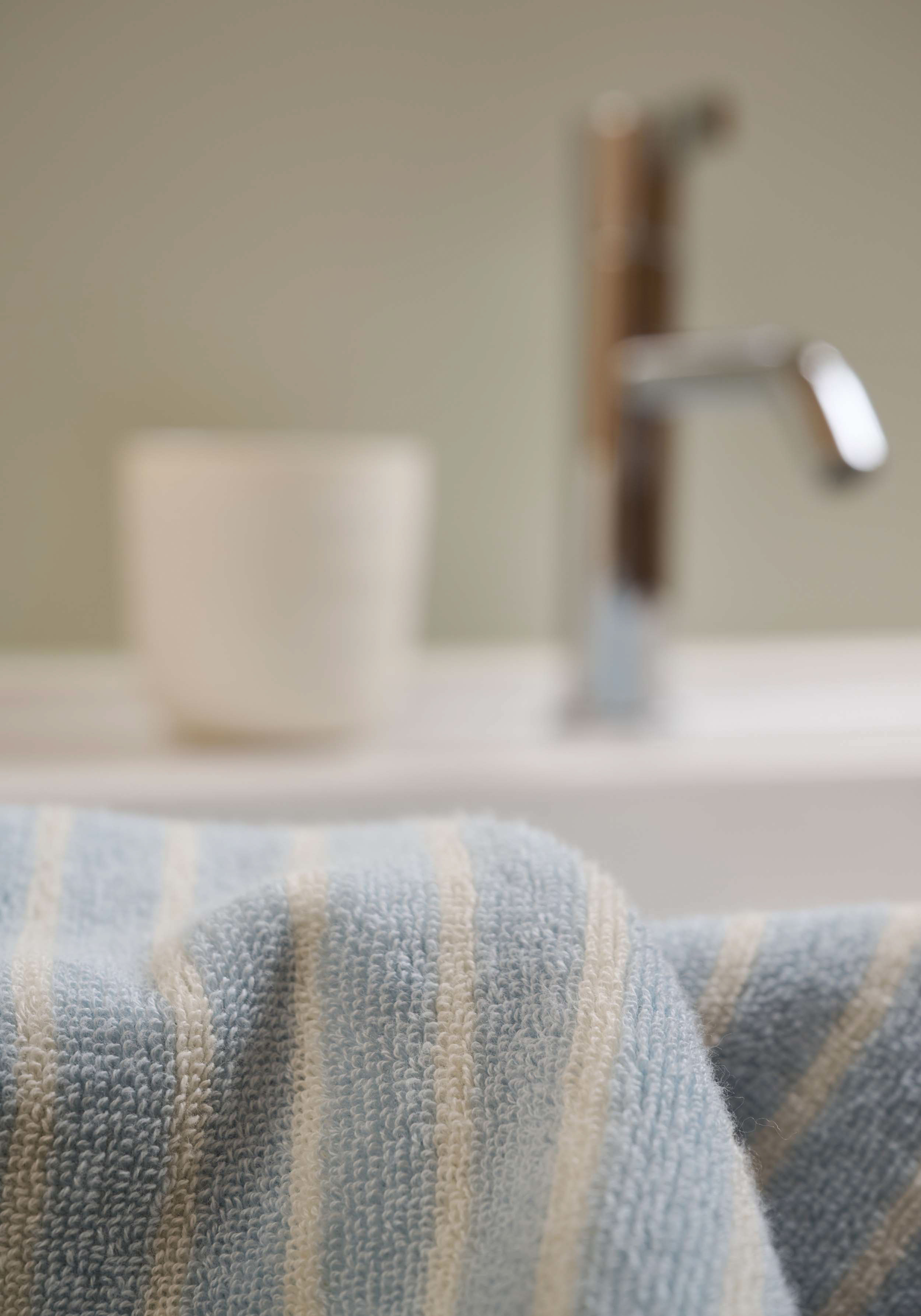 Lavie Waschlappen Tom Ice Water Undyed