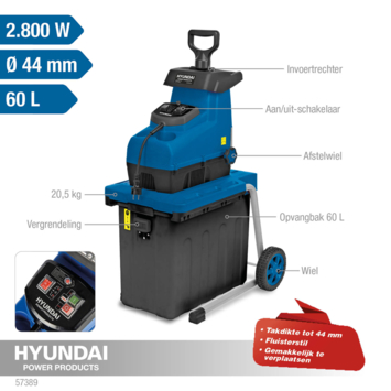 Hyundai hakselaar 2800W