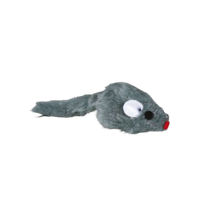 Lot de 6 souris en peluche avec herbe à chat
