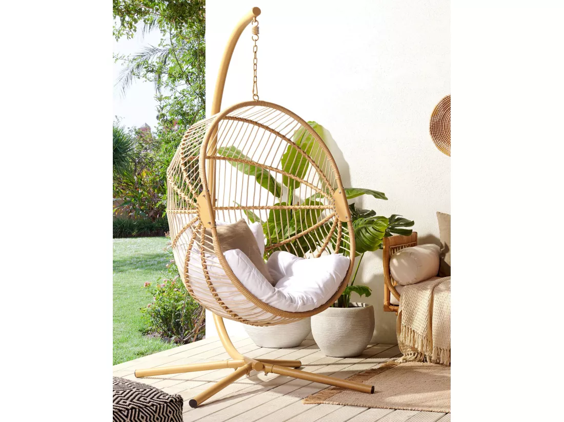 Fauteuil suspendu avec support ACRI Beige
