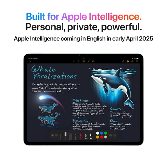 iPad Air 13 M3 128GB WiFi + Cellular (Blå)