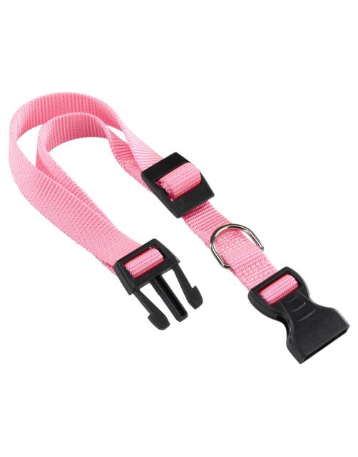 Adori Klikhalsband Nylon Roze - Hondenhalsband