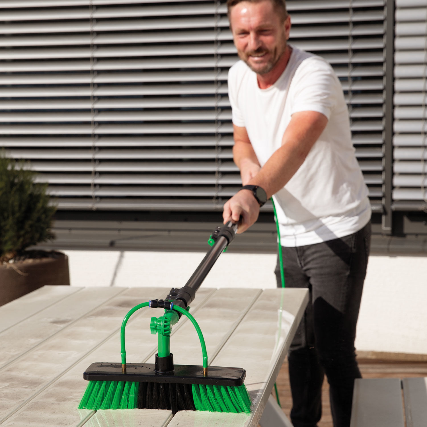 Hammersmith AquaClean Deluxe, 2in1 Teleskop-Besen