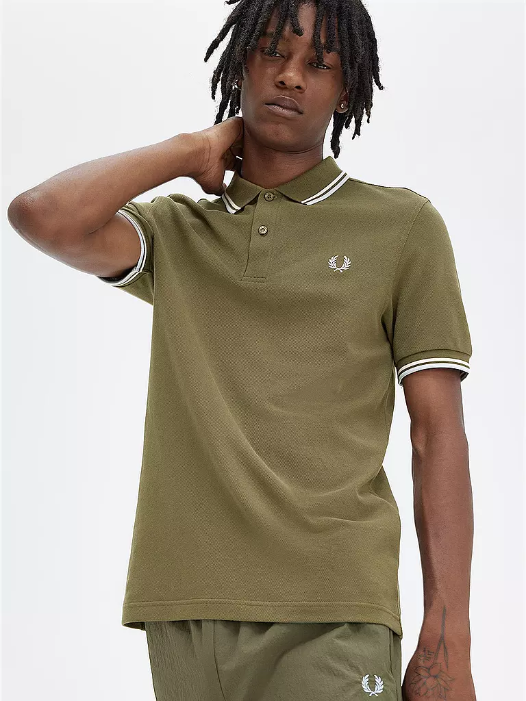 FRED PERRY Poloshirt olive