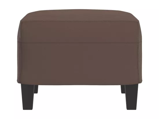 Repose-pied Marron 60x50x41 cm Similicuir