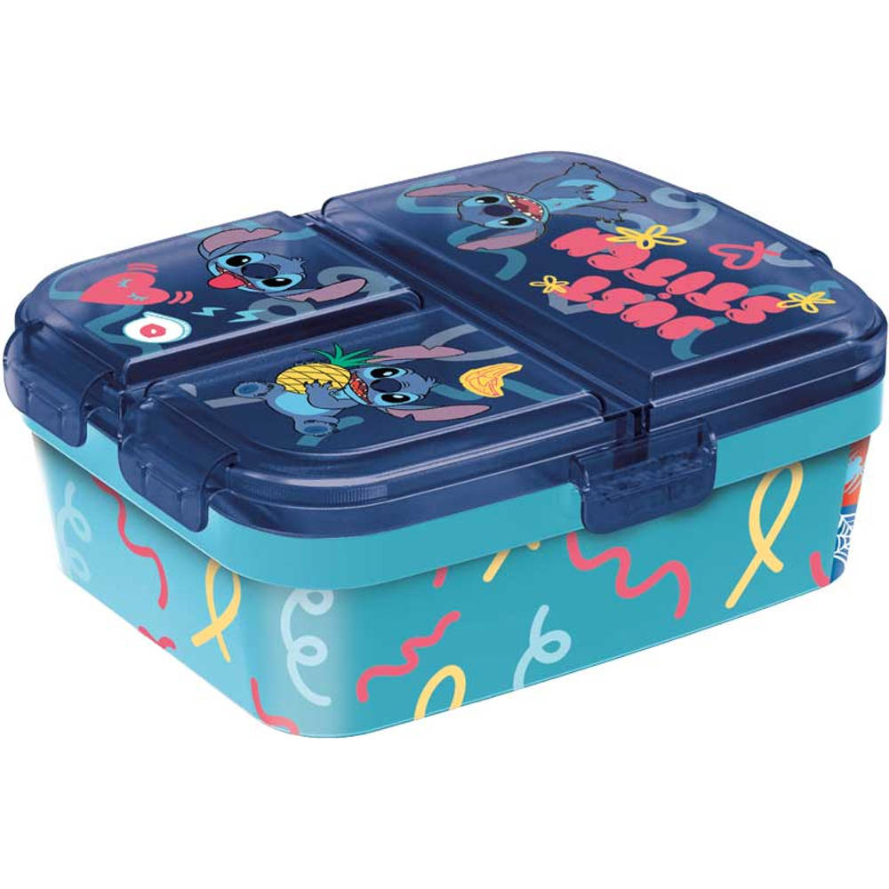 Stitch lunchbox met vakken