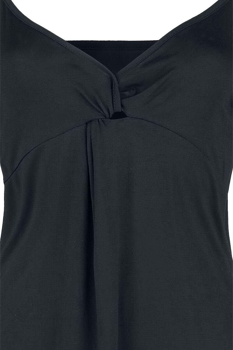 T-Shirt Col Bateau Avec Nœud | Gothicana by EMP T-shirt manches longues